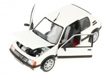 PEUGEOT 205 GTi 1.9 1989 White - Norev Escala 1:18 (184842)
