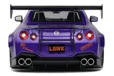 NISSAN GT-R (R35) Liberty Walk Body Kit 2.0 2022 Purple - Solido Escala 1:18 (S1805812)