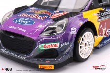 FORD PUMA Ganador Rally Monte Carlo 2022 S. Loeb / I. Galmiche - Top Speed Escala 1:18 (TS0468)