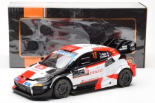 TOYOTA GR Yaris Winner Rally Monte Carlo 2023 Ogier / Landais - Ixo Scale 1:18 (18RMC152A)