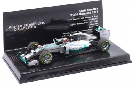MERCEDES W05 Campeon del Mundo 2014 L. Hamilton Escala 1:43 (436140044)