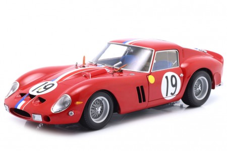 FERRARI 250 GTO 2nd 24h LeMans 1962 Guichet / Noblet - Kyosho Escala 1:18 (08438A)