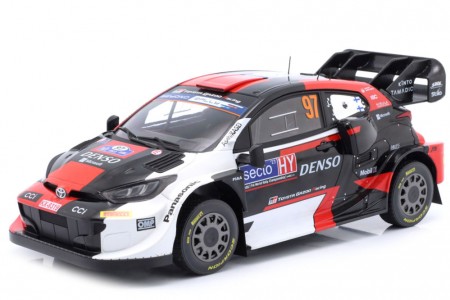 TOYOTA GR Yaris Hybrid Rally Finland 2023 Latvala / Hanninen - Ixo Scale 1:18 (18RMC174B)