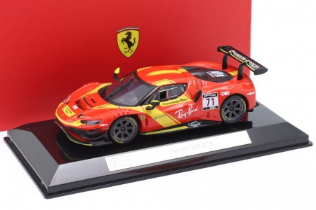 FERRARI 296 GT3 2022 Red - Bburago Escala 1:43 (36313)