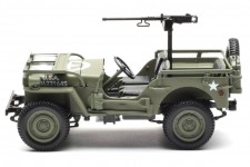 JEEP Willys Army D-Day 1944 Green - Norev Scale 1:18 (189016)