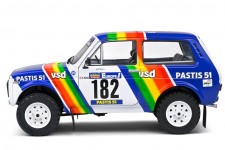 LADA Niva Rally Paris-Dakar 1982 Jobouille / Sardou - Solido Escala 1:18 (S1807305)