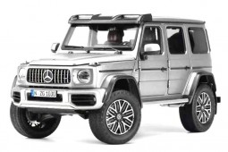 MERCEDES-Benz G63 4x4 AMG 2023 Platino Magno Grey - NZG Escala 1:18 (1075/61)