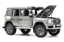 MERCEDES-Benz G63 4x4 AMG 2023 Platino Magno Grey - NZG Scale 1:18 (1075/61)