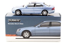 MERCEDES-Benz S-Class (W220) 1998 Horizon Blue Metallic - Tarmac Works Scale 1:64 (T64G-072-BL)