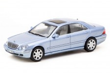 MERCEDES-Benz S-Class (W220) 1998 Horizon Blue Metallic - Tarmac Works Scale 1:64 (T64G-072-BL)