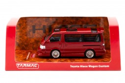 TOYOTA Hiace Wagon Custom Red - Tarmac Works Escala 1:64 (T64R-078-RE)