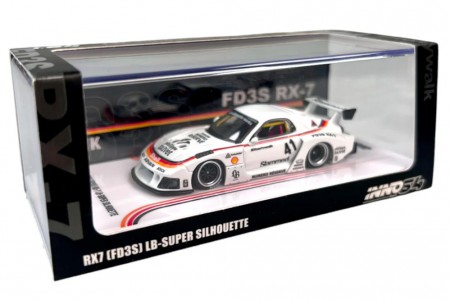 MAZDA RX7 (FD3S) Liberty Walk Super Silhouette - Inno Models Scale 1:64 (IN64-LBWK-RX7-02)