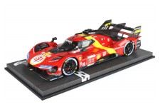 FERRARI 499P Ganador 24h LeMans 2023 No.51 - Incluye Vitrina - BBR Escala 1:18 (P18239-V)