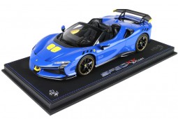 FERRARI SF90 XX Stradale Spider 2024 Blue - Incluye Vitrina - BBR Escala 1:18 (P18238A-V)