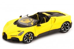 BUGATTI W16 Mistral 2023 Yellow - Bburago Escala 1:18 (11051Y)