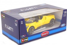 BUGATTI W16 Mistral 2023 Yellow - Bburago Scale 1:18 (11051Y)