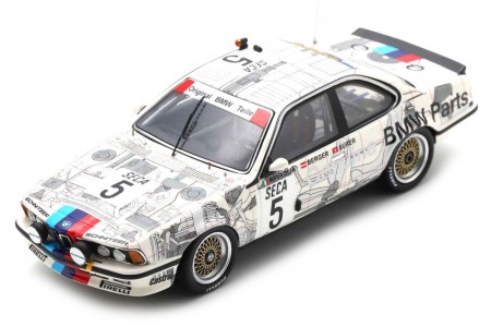 BMW 635 CSi Ganador 24h Spa 1985 Ravaglia / Berger / Surer - Spark Escala 1:43 (43SPA1985)