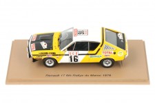 RENAULT 17 Rally Marruecos 1976 J. Prive / Tilber - Spark Escala 1:43 (s6191)