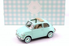FIAT 500L 1968 Pastel Blue - Norev Escala 1:18 (187777)