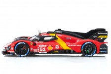 FERRARI 499P Ganador 24h LeMans 2023 Pier Guidi / Calado / Giovinazzi - Looksmart Escala 1:43 (LSLM162)