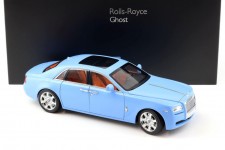 ROLLS Royce Ghost 2011 Matt Light Blue - Kyosho Escala 1:18 (08802LB)