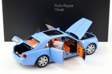 ROLLS Royce Ghost 2011 Matt Light Blue - Kyosho Escala 1:18 (08802LB)
