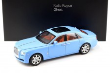 ROLLS Royce Ghost 2011 Matt Light Blue - Kyosho Escala 1:18 (08802LB)