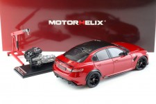 ALFA ROMEO Giulia GTA 2021 Red Metallic - Motorhelix Escala 1:18 (M89001)
