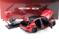 ALFA ROMEO Giulia GTA 2021 Red Metallic - Motorhelix Scale 1:18 (M89001)