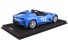 FERRARI 812 Competizione A Spider 2022 French Blue- Con Vitrina - BBR Escala 1:18 (P18209Q-V)