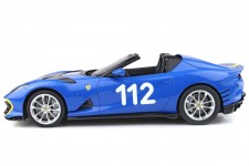 FERRARI 812 Competizione A Spider 2022 French Blue- With Showcase - BBR Scale 1:18 (P18209Q-V)