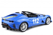 FERRARI 812 Competizione A Spider 2022 French Blue- Con Vitrina - BBR Escala 1:18 (P18209Q-V)