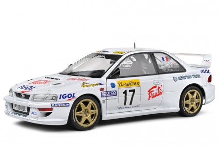 SUBARU Impreza S5 22B Rally Monte Carlo 1999 H. Panizzi / G. Panizzi - Solido Escala 1:18 (S1807407)