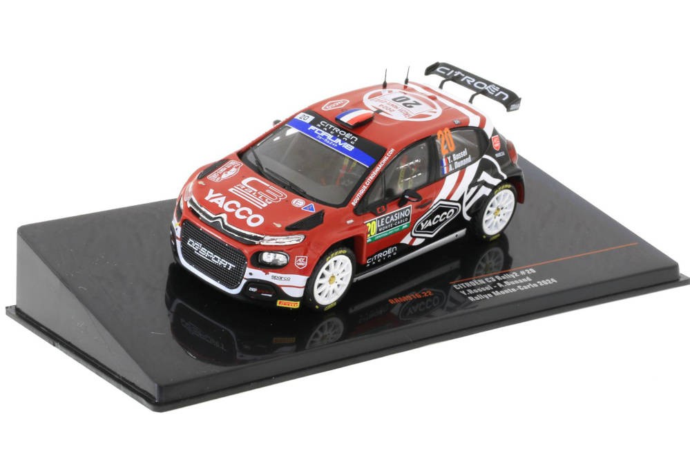 CITROEN C3 Rally2 Monte Carlo 2024 Rossel / Dunand - Ixo Scale 1