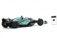 ASTON MARTIN AMR23 2nd Dutch GP 2023 Fernando Alonso - Spark Scale 1:43 (s8924)