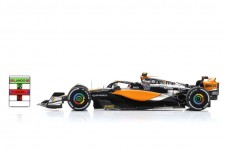 MCLAREN MCL60 2nd British GP 2023 Lando Norris - Spark Scale 1:43 (s8593)