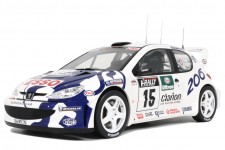 PEUGEOT 206 WRC Rally Tour de Corse 1999 G. Panizzi / H. Panizzi - OttoMobile Scale 1:12 (G081)