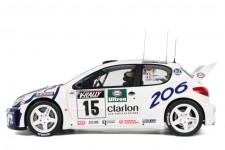 PEUGEOT 206 WRC Rally Tour de Corse 1999 G. Panizzi / H. Panizzi - OttoMobile Scale 1:12 (G081)