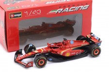 FERRARI SF-24 Formula 1 2024 Charles Leclerc - Bburago Escala 1:43 (36844L)