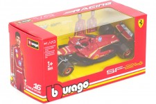 FERRARI SF-24 Formula 1 2024 Charles Leclerc - Bburago Escala 1:43 (36844L)
