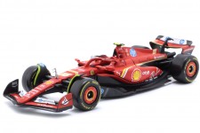 FERRARI SF-24 Formula 1 2024 Carlos Sainz - Bburago Escala 1:43 (36844S)