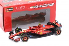 FERRARI SF-24 Formula 1 2024 Carlos Sainz - Bburago Escala 1:43 (36844S)