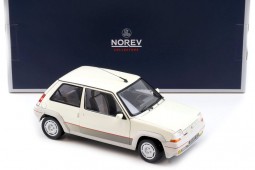 RENAULT R5 Supercinque GT Turbo Phase I 1985 White - Norev Escala 1:18 (185200)