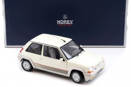 RENAULT R5 Supercinque GT Turbo Phase I 1985 White - Norev Escala 1:18 (185200)