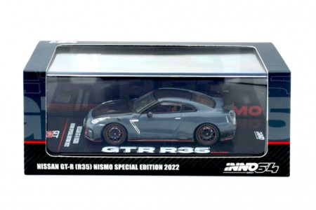 NISSAN GT-R (R35) Nismo 2022 - Inno Models Scale 1:64 (IN64-R35NSE-STGR)