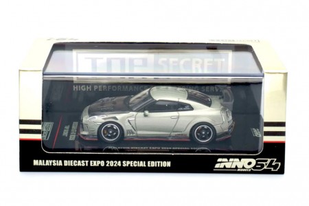 NISSAN Skyilne GT-R (R35) Top Secret 2024 - Inno Models Scale 1:64 (IN64-R35TS-MDX24)