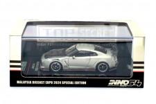 NISSAN Skyilne GT-R (R35) Top Secret 2024 - Inno Models Escala 1:64 (IN64-R35TS-MDX24)