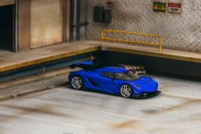 KOENIGSEGG Jesko Attack Blue - Tarmac Works Escala 1:64 (T64G-TL052-BL)