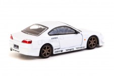 Vertex NISSAN Silvia S15 White Metallic - Tarmac Works Escala 1:64 (T64G-023-WH)