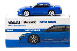 Vertex NISSAN Silvia S13 1989 Blue Metallic - Tarmac Works Escala 1:64 (T64G-025-BL)